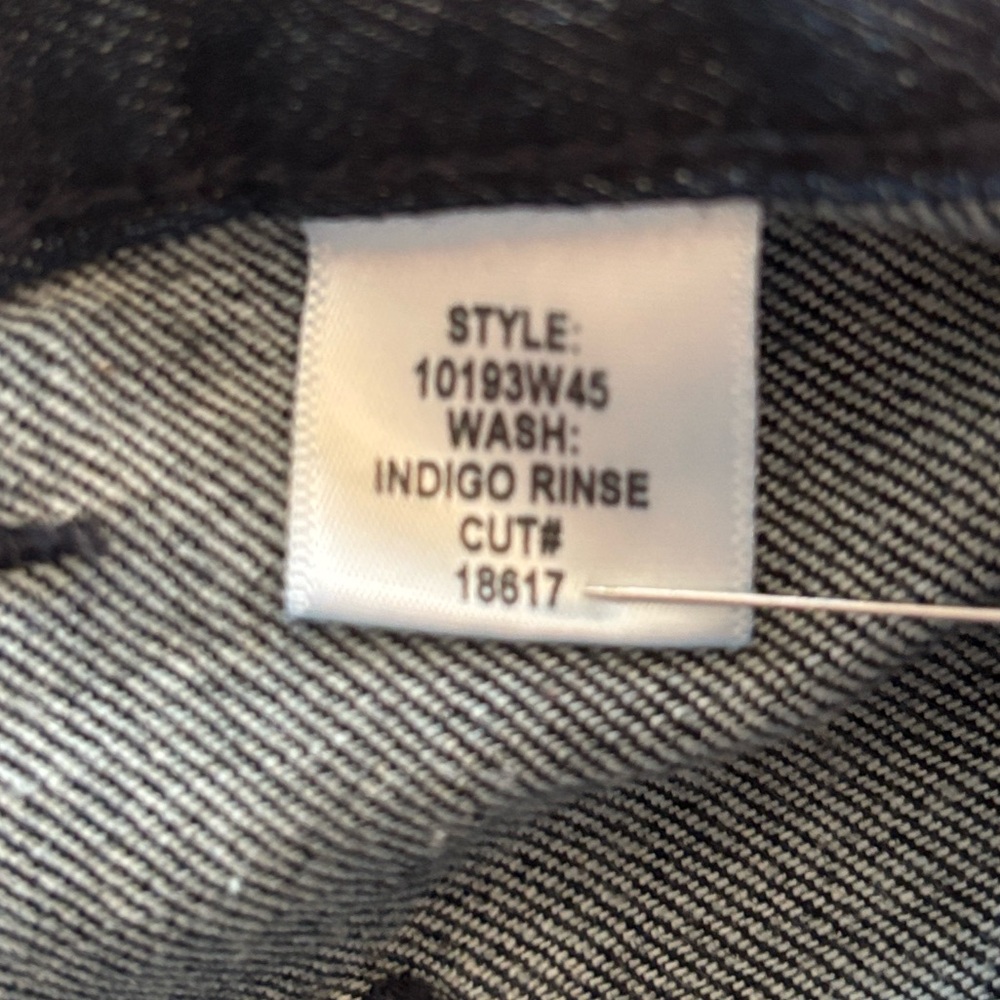 Nili Lotan Shon Denim Barrel Leg Tapered Crop Jean Pant- Size 28 Indigo Rinse - Picture 11 of 13